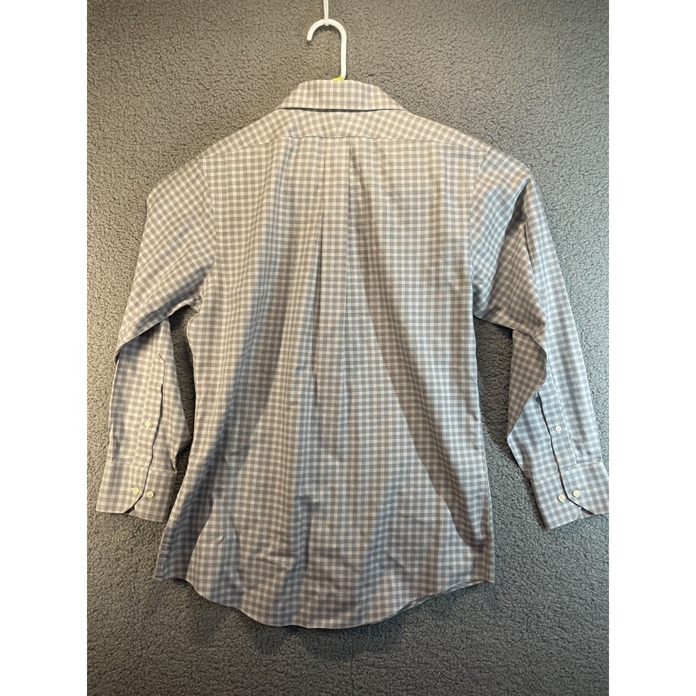 Brooks Brothers Shirt Mens 15.5 - 2/3 Plaid Regent Non Iron Cotton Button - Picture 5 of 6